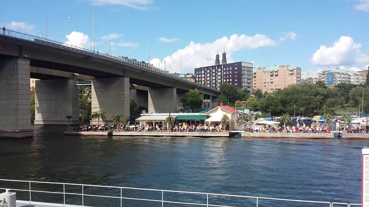 Hem från Västerås via Riddarholmen och Hammarby sluss med Robotbåten Ystad 160710, Del 5.
