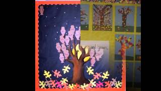 Simple Fall bulletin board ideas preschool