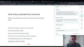 How to create SEO content using Frase io.