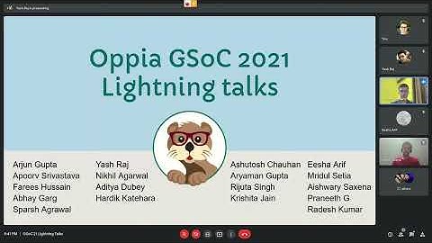 GSoC 2021 lightning talks