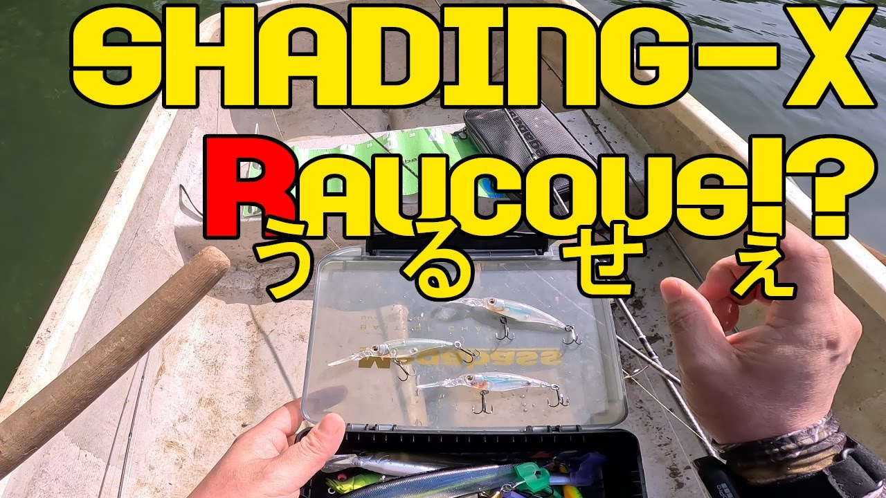 実釣 メガバス シャッディングXR Megabass SHADING-X R62 - YouTube