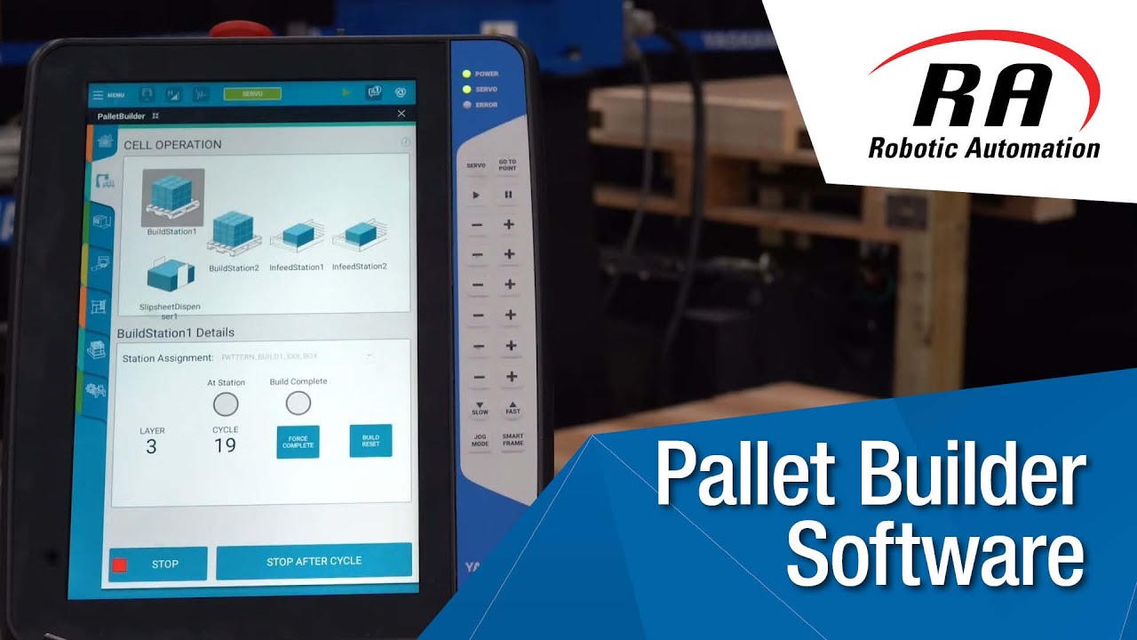 Programable Pallets Easy to Use Pallet Builder for Robotic Palletising - YouTube