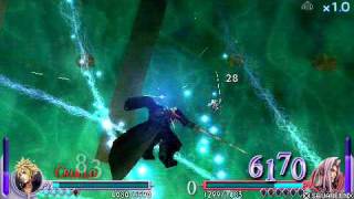 Cloud AC (Lv 47) VS Sephiroth (Lv 77) - Dissidia