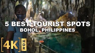 5 Recommended Tourist Spots in Bohol | Walking Tour | 4K HDR | Philippines | Tours From Home TV