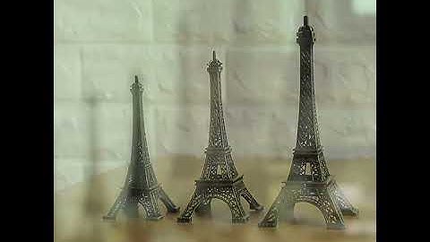 Tháp Eiffel mô hình bằng Thép Không Gỉ