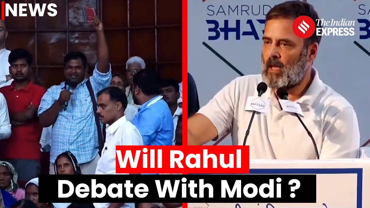 What Rahul Gandhi Says on Public Debate With PM Modi? | Lok Sabha ...