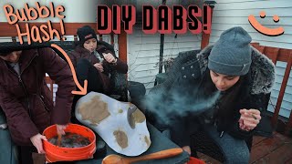 DIY AT-HOME BUBBLEHASH! (ft. Freezepipe)