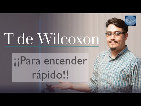 Video: ¿Cuándo usar Wilcoxon?