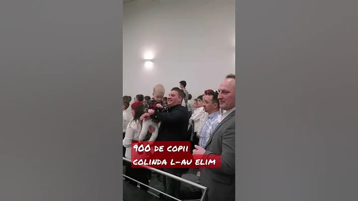 900 de copii colinda la elim