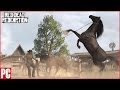 Red Dead Redemption PC/PS Now- Capturing Wild Horses with Lasso Mission Gameplay