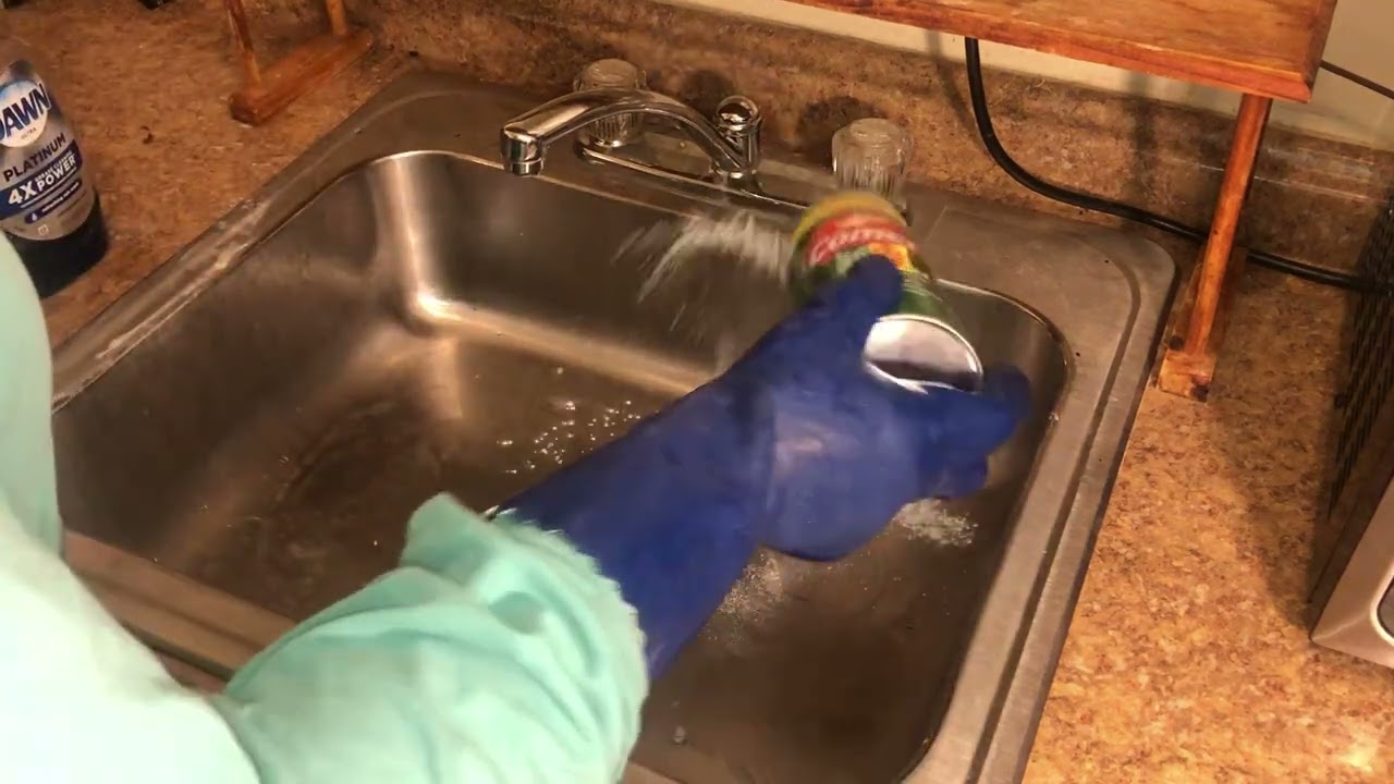✨ASMR Kitchen Sink Cleaning - dirty 👉 clean