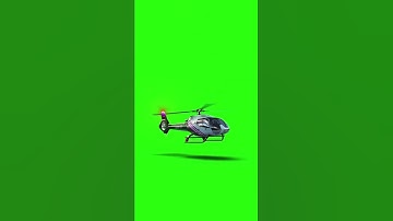 Thumbnail of #green screen material #helicopter #special effects HD helicopter landing green screen element...
