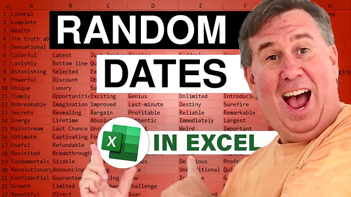 Master Excel's Random Date Function