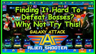How To Easily Beat (Almost) Any Boss In Boss Mode On Galaxy Attack: Alien Shooter!