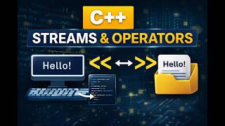 Stream Insertion and Extraction Operators in C++ | Standard Input/Output | File Input/ Output