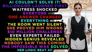 **The Billionaire Laughed: "Even AI Couldn't Find the Answer"... But a Waitress Proved Him Wrong! 😱