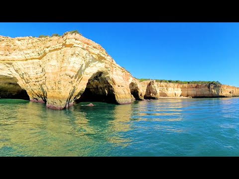 Surround 360° Boat Ride Video Along the Portuguese Coast | Immersive Coastal Adventure in 8K