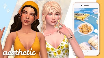 SUMMER NIGHTS ✨ | Sims 4 Create A Sim + FULL CC LIST