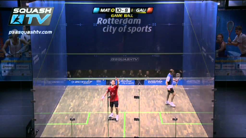Squash : Nick Matthew v Gregory Gaultier : 2011 PSA WORLD SQUASH OPEN Final Highlights