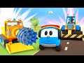 Leo the truck  a boring machine car cartoons full episodes  learning baby cartoons for kids
