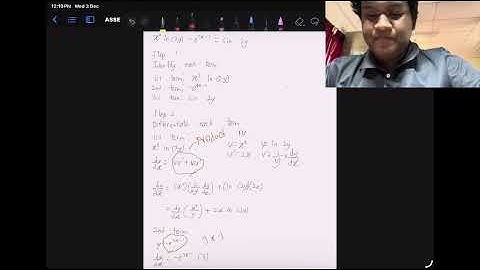 MAT183 Video Assignment (Technique of Differentiation)