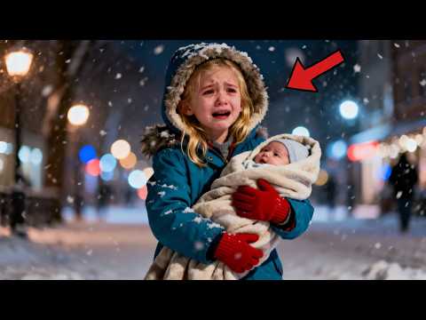 A BILLIONAIRE FOUND A GIRL HUGGING HER FREEZING SISTER “MY SISTER IS COLD, SIR,” SHE SAID—AND THE