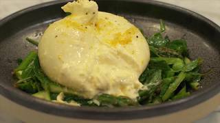 Open Homes Australia: Burrata, Asparagus, Pea Mint Salad