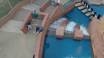 When Parkour and Drones meet - video