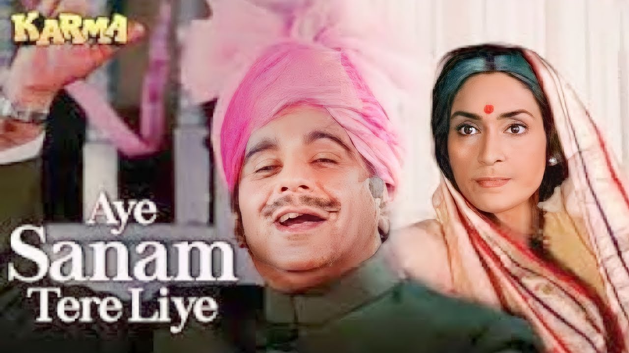 Watch Aye Sanam Tere Liye | Karma | Dilip Kumar | Nutan | Mohammad Aziz, Kavita Krishnamurthy on YouTube Watch Aye Sanam Tere Liye | Karma | Dilip Kumar | Nutan | Mohammad Aziz, Kavita Krishnamurthy on YouTube