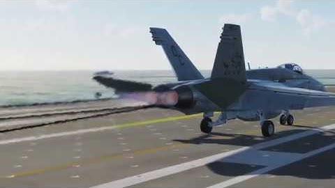DCS F-18 Case 1 Carrier landing