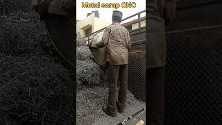 😱 CNC Scrap Value Shock! Metal Chips Loading 🔥 #shorts#metal cutting