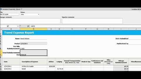 Expense Report Management in SharePoint Online
