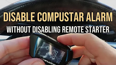 Disable Compustar Alarm without Disabling Remote Starter, Compustar CM7000