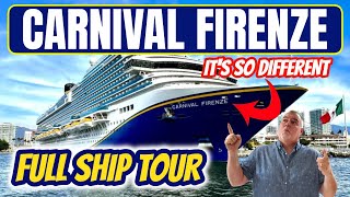CARNIVAL FIRENZE MEGA GUIDED SHIP TOUR | FULL WALKTHROUGH
