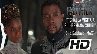 "T'Challa visita a su hermana Shuri" - Clip Doblado (HD) | Black Phanter IMAX (2018)