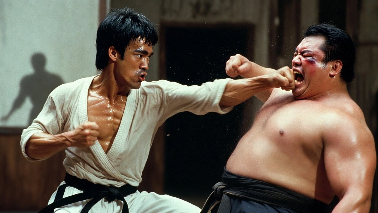 Bruce Lee at an Elite Military Base Fight a Real Martial Artist Said the Officer 10 Seconds Later