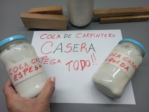 Cola de Carpintero CASERA Economica, No Tóxica y Resistente