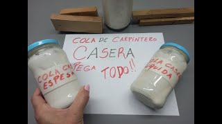 Cola de Carpintero CASERA  Economica, No Tóxica y Resistente' #DIY #PegamentoCasero #HazloTúMismo