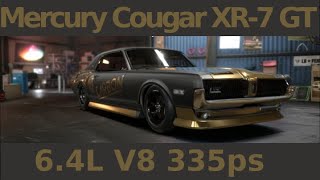 Mercury Cougar XR-7 GT 0-100 Km/h acceleration Nfs Payback Mercury Cougar 6.4 335ps tuning