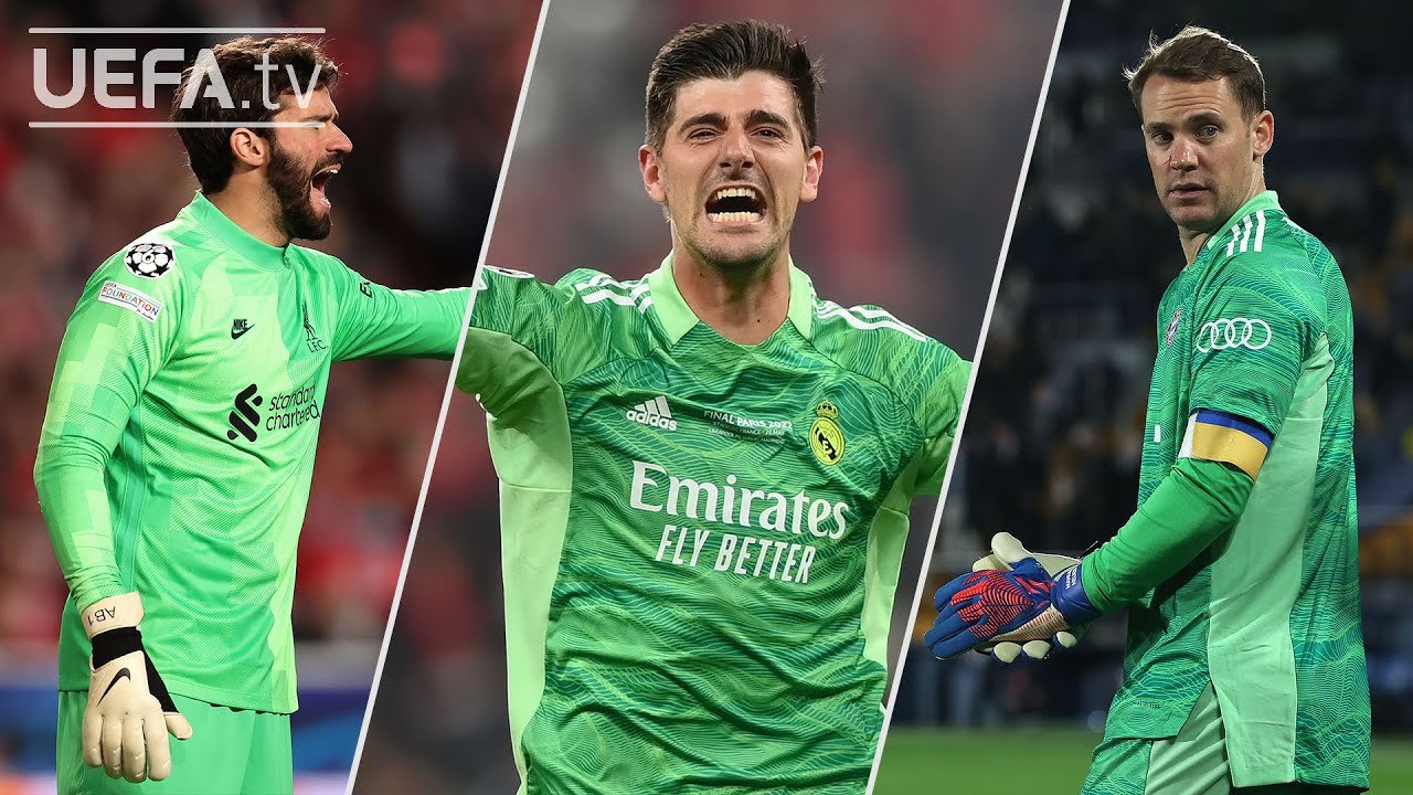 ALISSON, COURTOIS, NEUER | #UCL 2021/22 Great Saves!