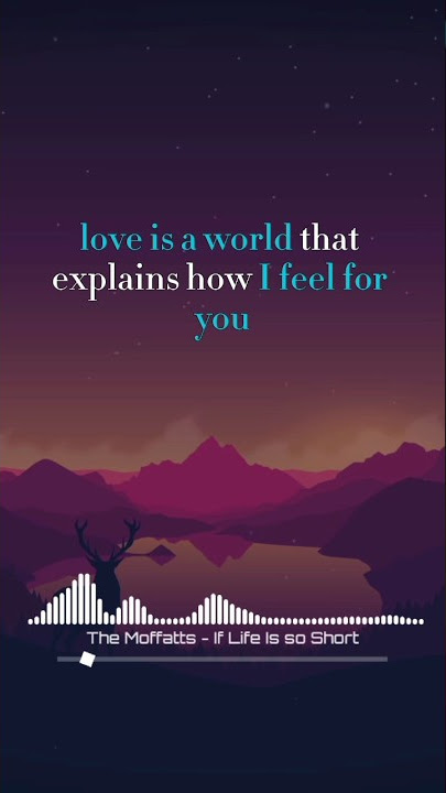 The Moffatts - If Life is so Short