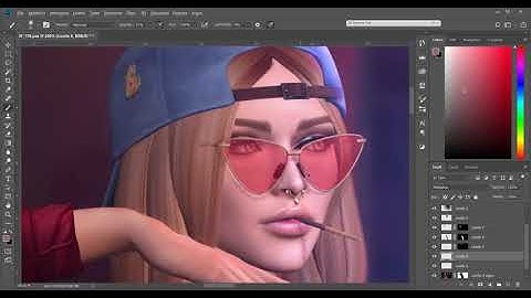 Secondlife - Photoshop // Speed editing //#3