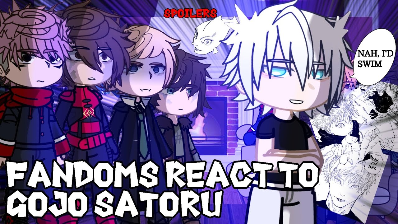 Fandoms react to Gojo // Satoru // Gacha React Jujutsu Kaisen // React to Gojo