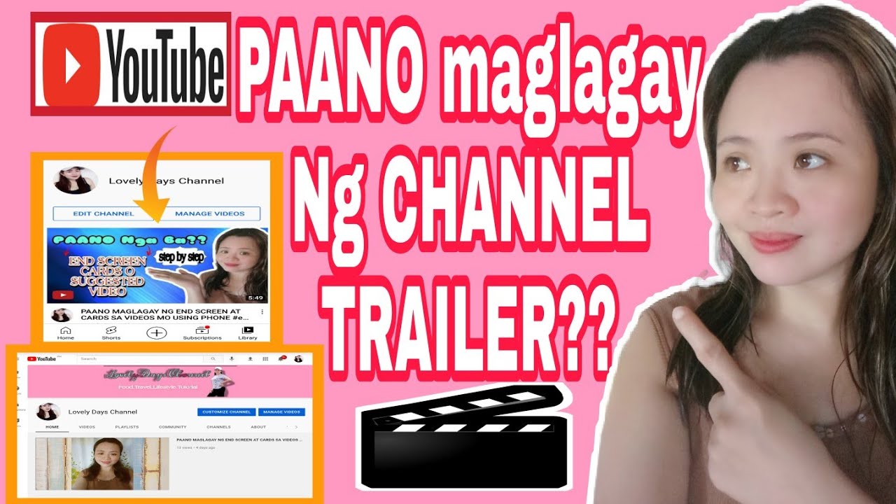 HOW TO SET CHANNEL TRAILER ON YOUTUBE LOVELY DAYS CHANNEL YouTube