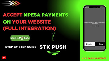 How to Accept M-Pesa Payments on Your Website (STK Push + No Backend Needed)