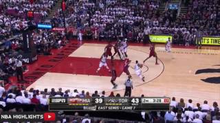Miami heat vs toronto raptors game 7 full highlights may 15, 2016 nba
playoffs