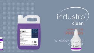 How to Use Progen Window & Glass Cleaner | Industroclean Tutorial
