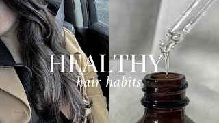 Healthy Minimalist Hair Habits