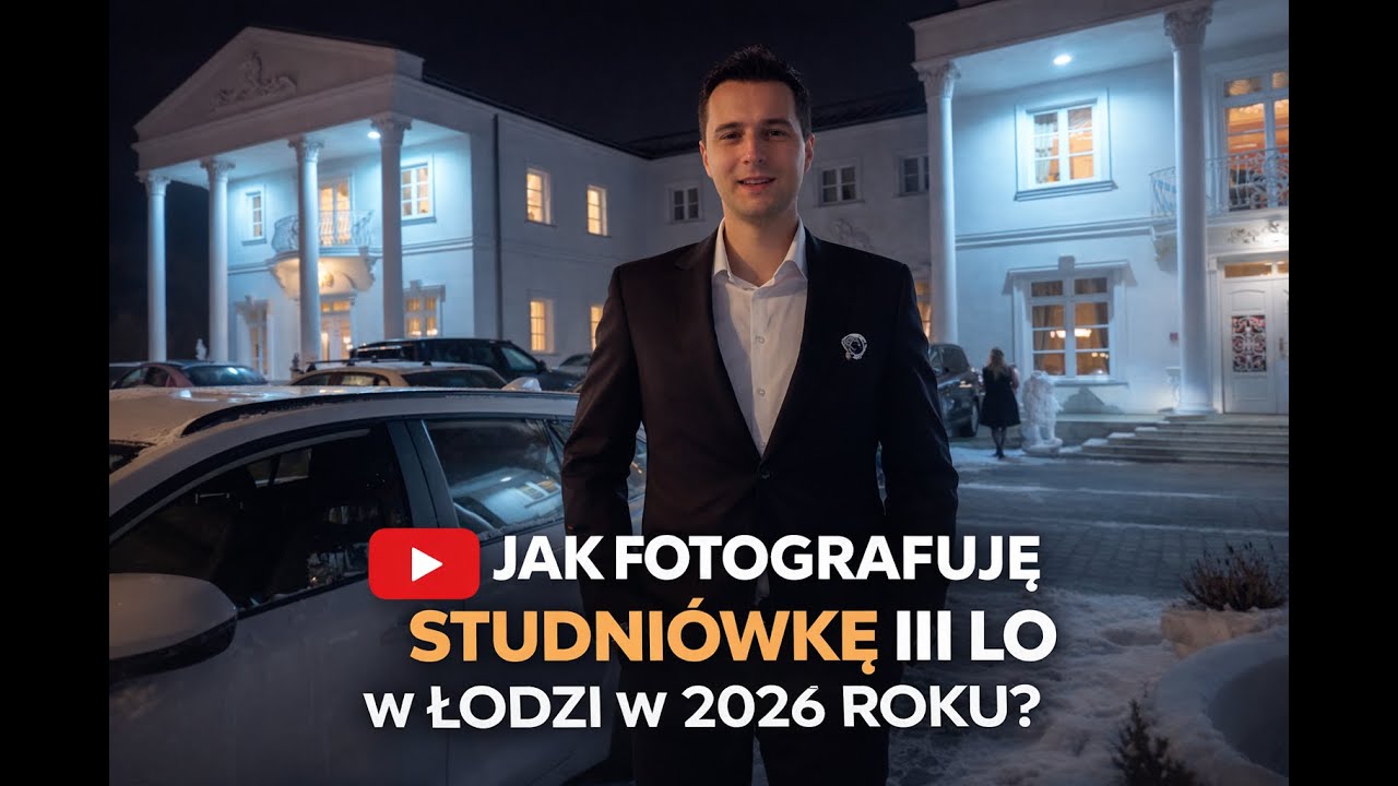 Jak fotografuję studniówkę III LO w Łodzi w 2026 roku?