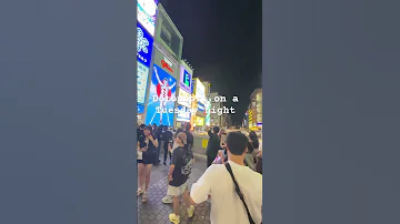 Dotonbori In Namba Osaka Japan 